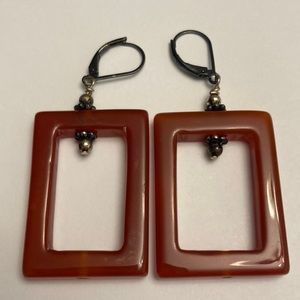 Rectangle Window Pane Earrings